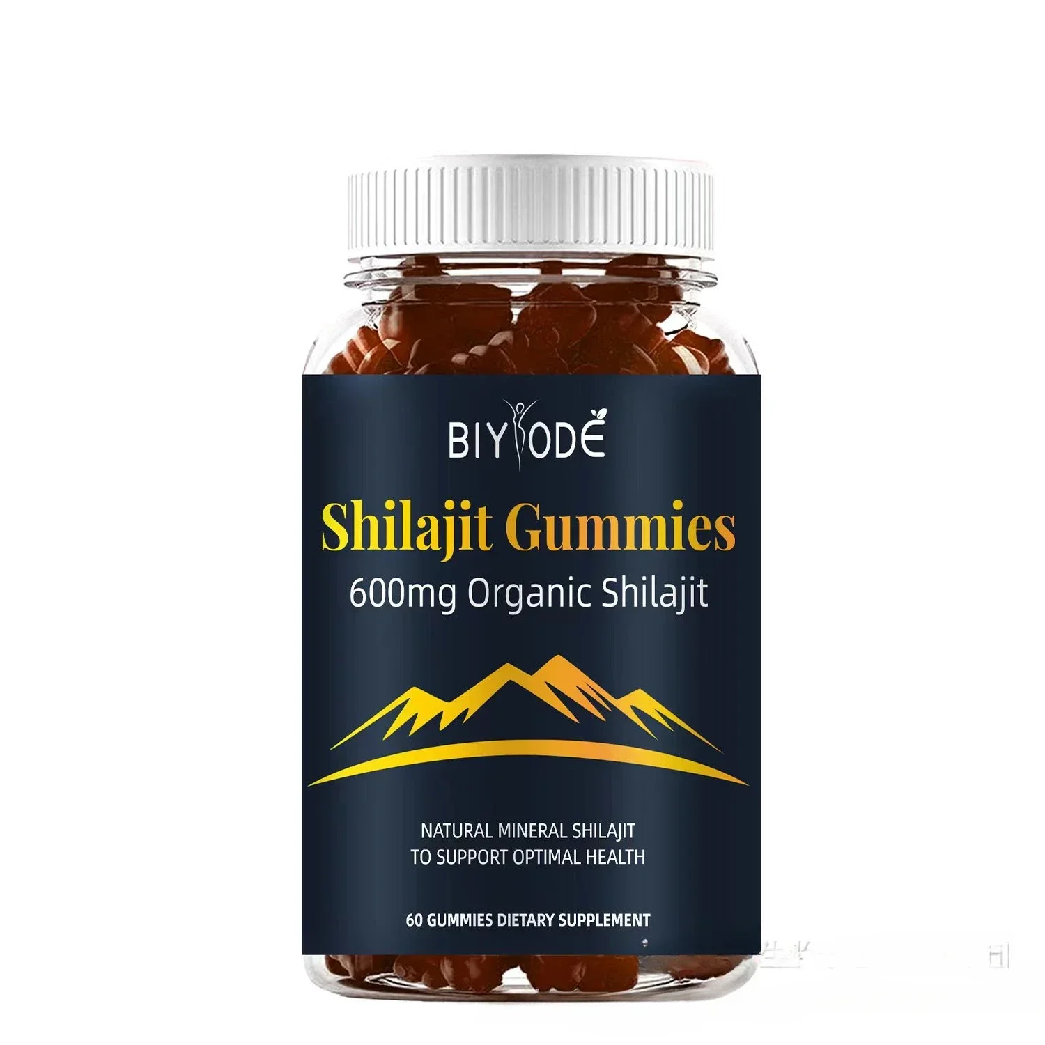 60 pills Shilajit gummies health food