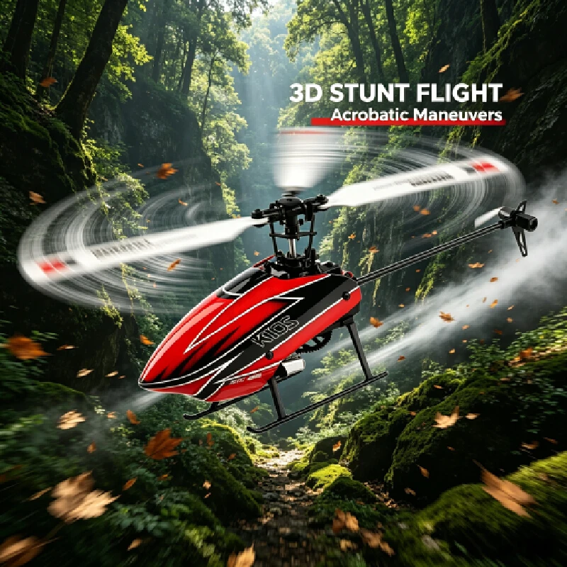 Wltoys K110s Remote Control Helicopter 6 Channel Brushless 2 4g Altitude Hold 6 Axis Rc Aircraft Model For Hobby Beginners