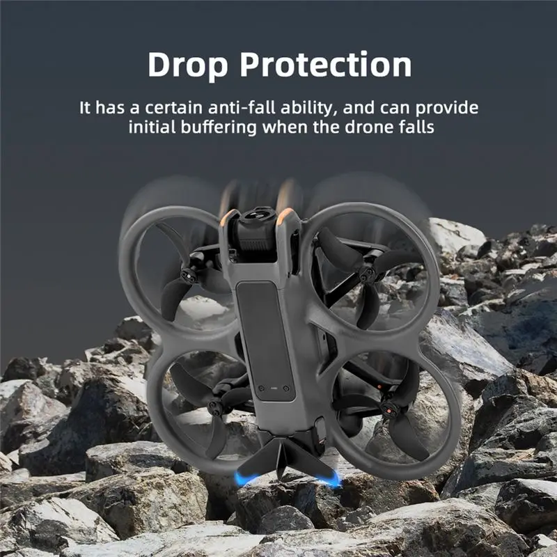 B92B Rear Wing Tail for DJI Avata 2 Drone Modification Accessories, Battery Anti-Release Buckle, Reduce Resistance & for