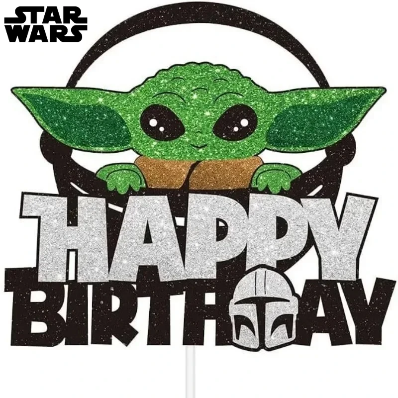 decoration-de-gateau-star-wars-dessin-anime-yoda-decoration-de-cupcake-joyeux-anniversaire-pour-les-enfants-decoration-de-gateau-de-fete-d'anniversaire-decoration-de-dessert