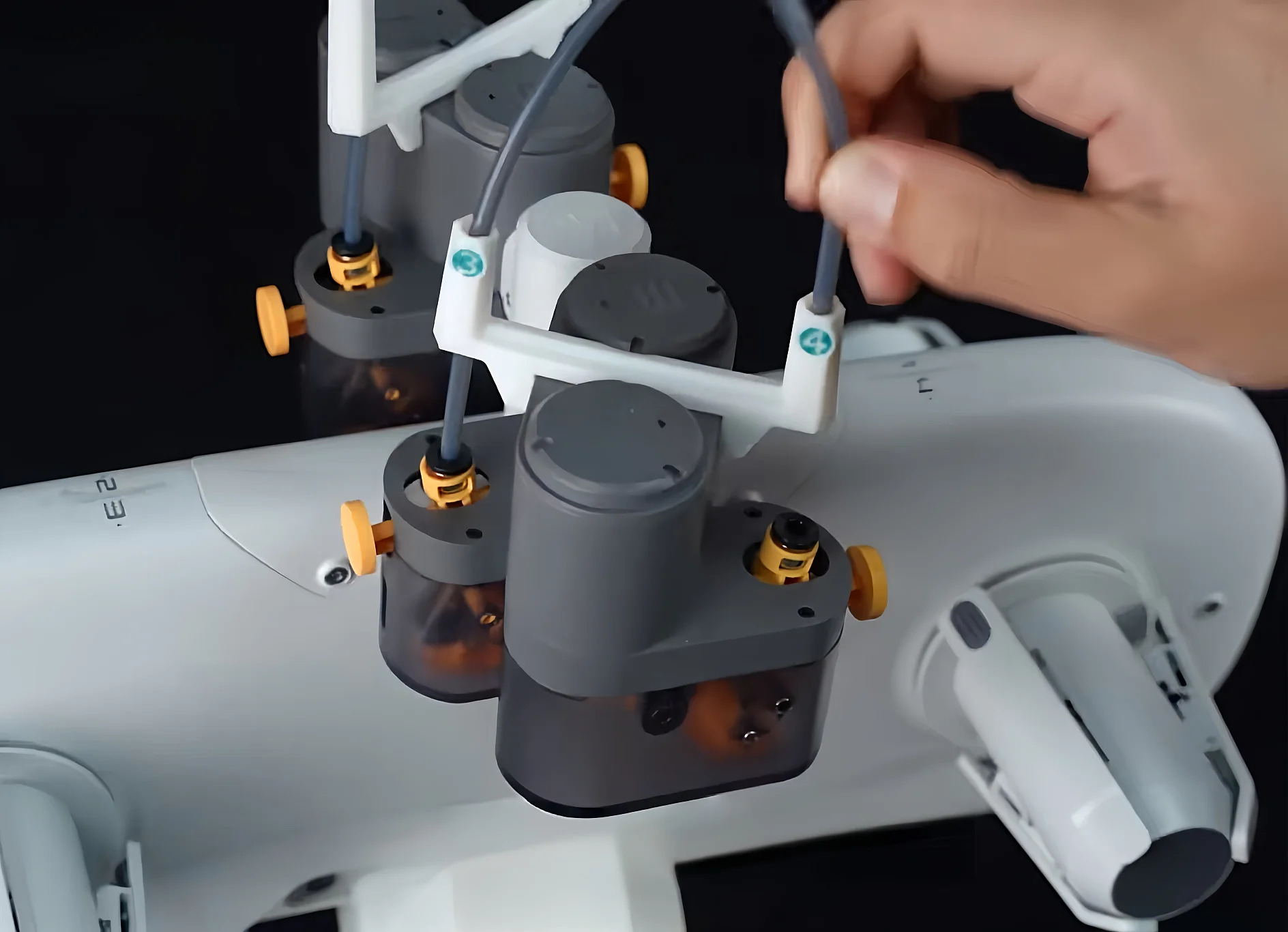 AMS Lite Lewy i Prawy Podajnik Filamentu, Kanał Podajnika Filamentu, Jednostka Slot 1-4, Część Zamienna do Drukarki 3D Bambu Lab A1 Mini — zdjęcie produktu 5