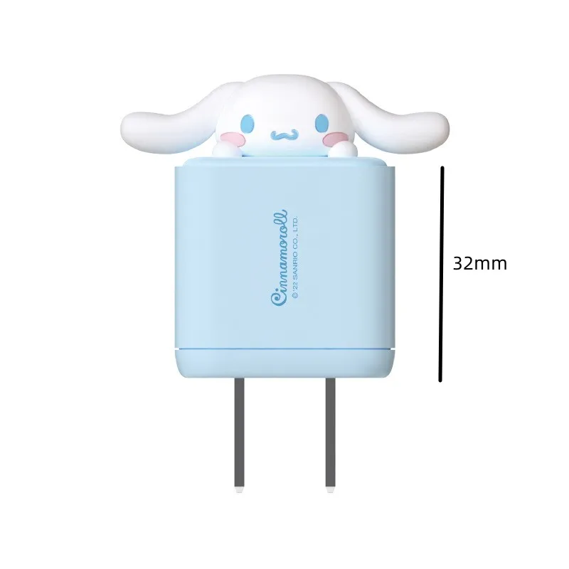 Sanrio Cinnamoroll Charger 20w Fast Charging Suitable For Apple Phone Typec Charging Plug Pd Gifts For Girlfriends