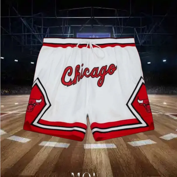 

Summer Chicago Motorcycle Basketball Sport Short Pants Men and Women's Outdoor Sportwear Daily Casual Quick Drying Short Pants