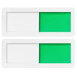 2Pcs Signs Office Door ID Plate Occupied Acrylic Indicator Vacant Meeting Room Available Vacant Occupied Slider Door Indicator