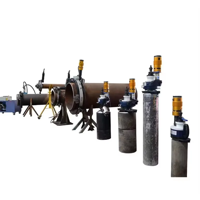 ISE-252 Electric  Automatic Pipe Chamfering Machine for Beveling 80mm to 240mm Pipes