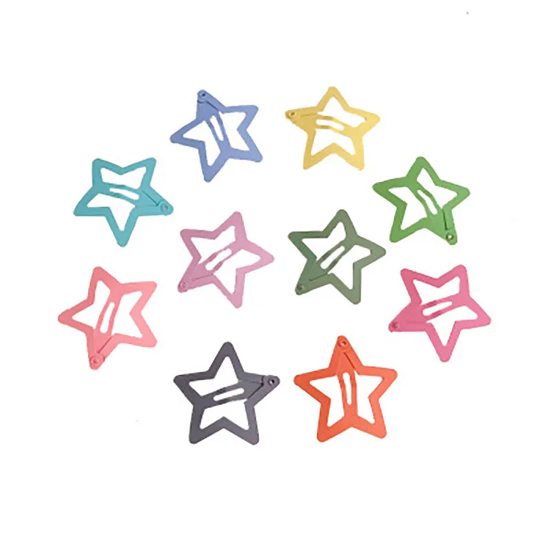 5 قطعة/السلع ستار على شكل مقاطع الشعر دبوس الشعر الطفل الأطفال الاطفال بانغ كليب باريت Hairgrip غطاء الرأس اكسسوارات التصميم الديكور