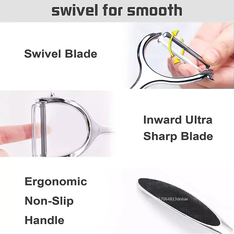 1pc Stainless Steel Vegetable Peeler Potato Peeler Black Multi-function Carrot Grater Fruit Tools Kitchen Accessories Cuisine