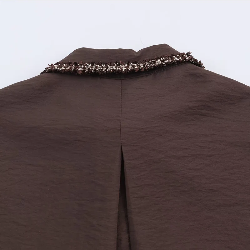 2025 novas camisas de outono topos moda retro juventude blusas soltas chique e elegante outono viagem coringa rua camisas estudante feminino