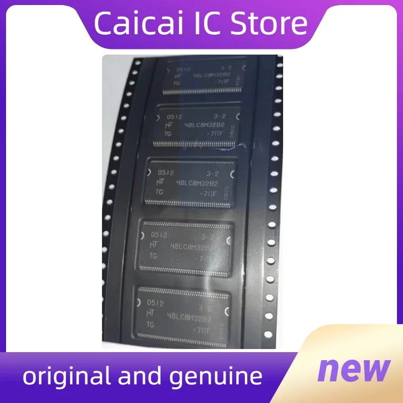 

10PCS/LOT MT48LC8M32B2P-7IT:F TSOP86