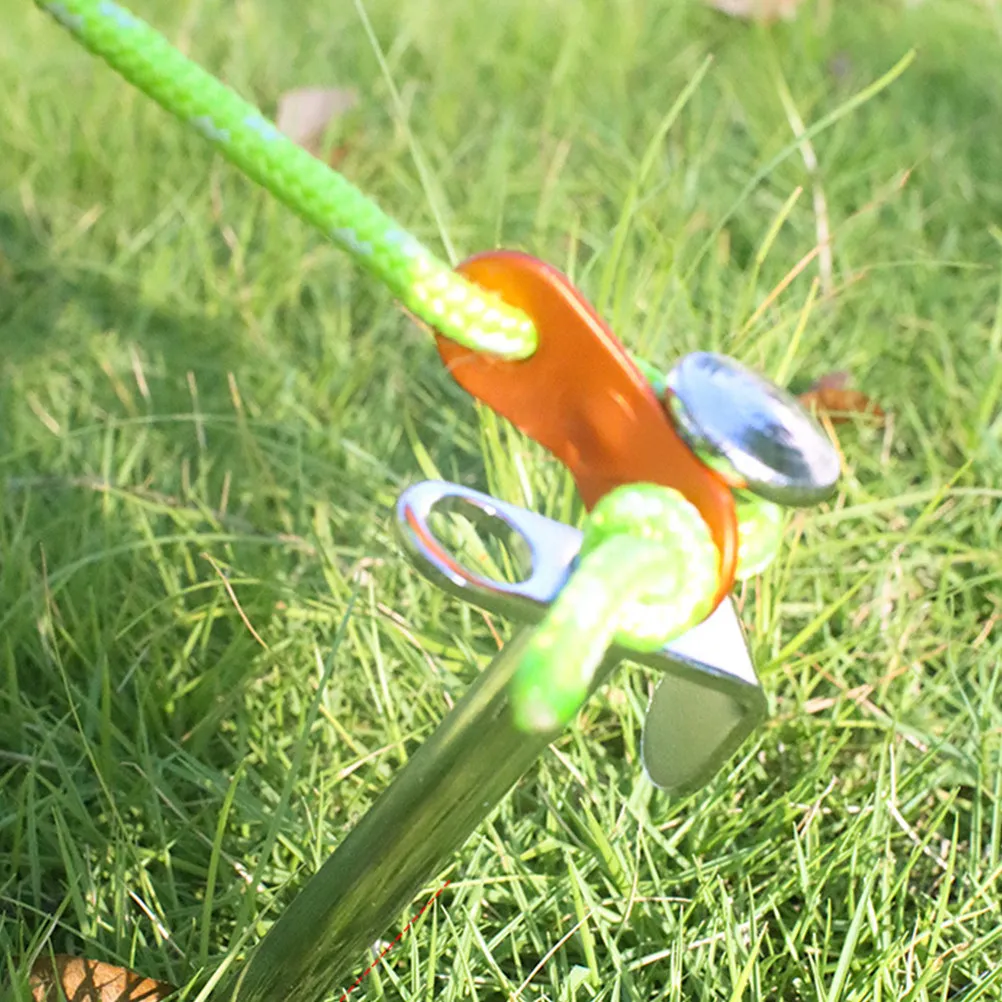 

4Pcs 4x30cm Tent Stakes Premium Steel Rustproof Tent Pegs for Tarp Canopy Use Strong Ground Anchors with Pull