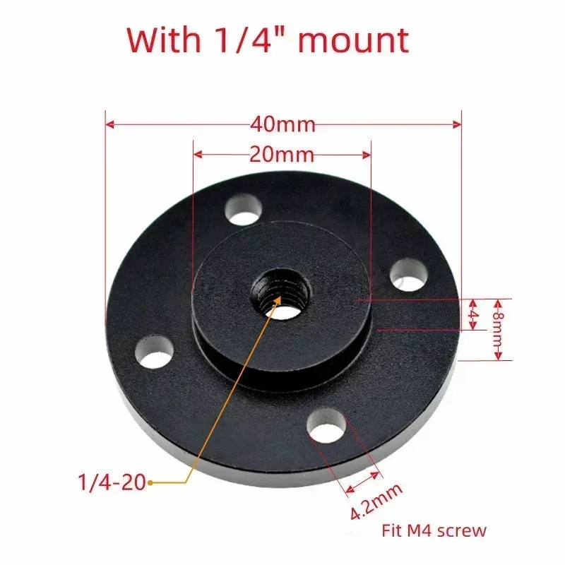 신발 마운트 삼각대 어댑터 홀더 벽 홀더 14 38 카메라 모니터 연결 용 클램핑 마운트 라이트 플래시 고정 야외 플레이트