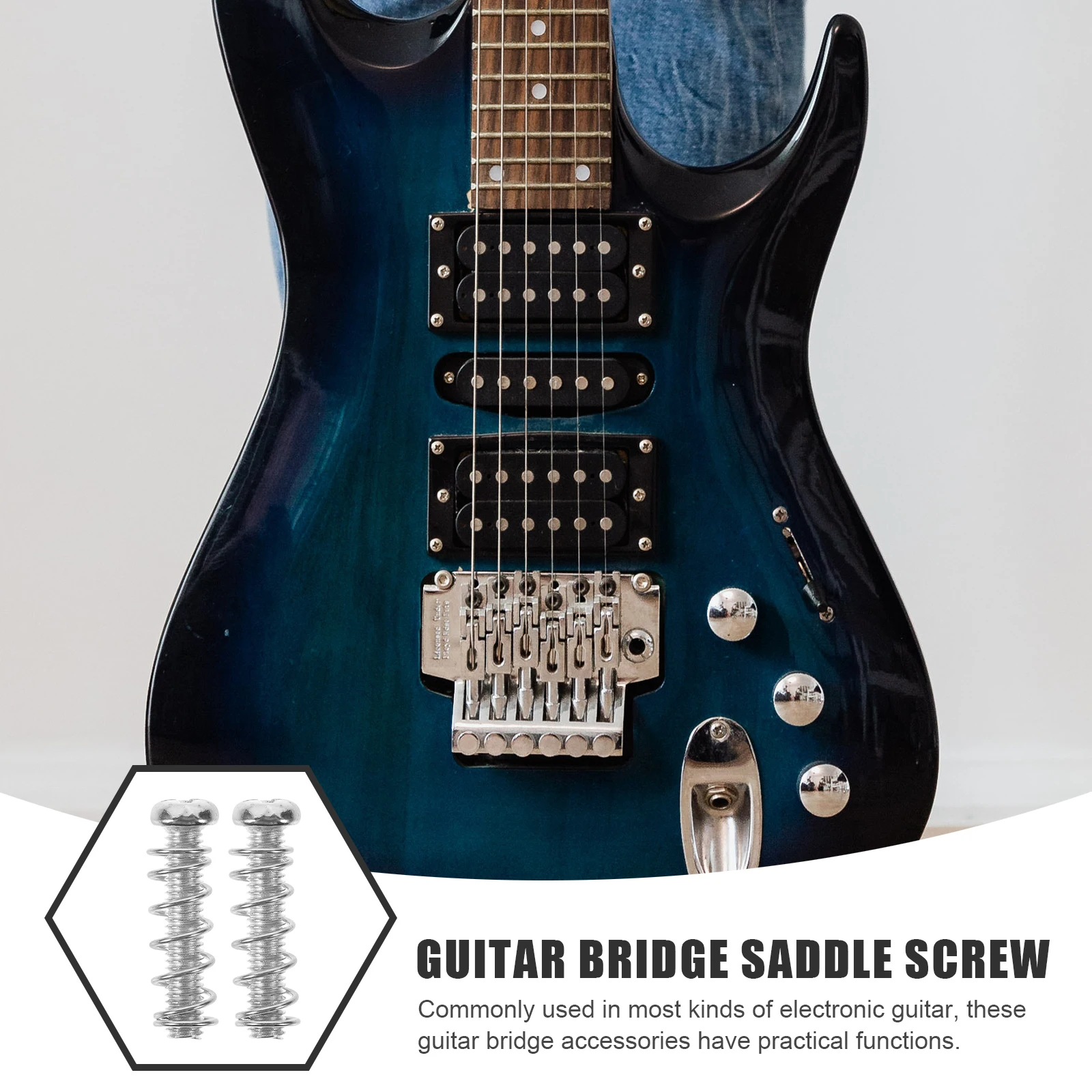 

Guitar Bridge Screw Ponticello Accessories Tremolo Screws Component Electric Saddles