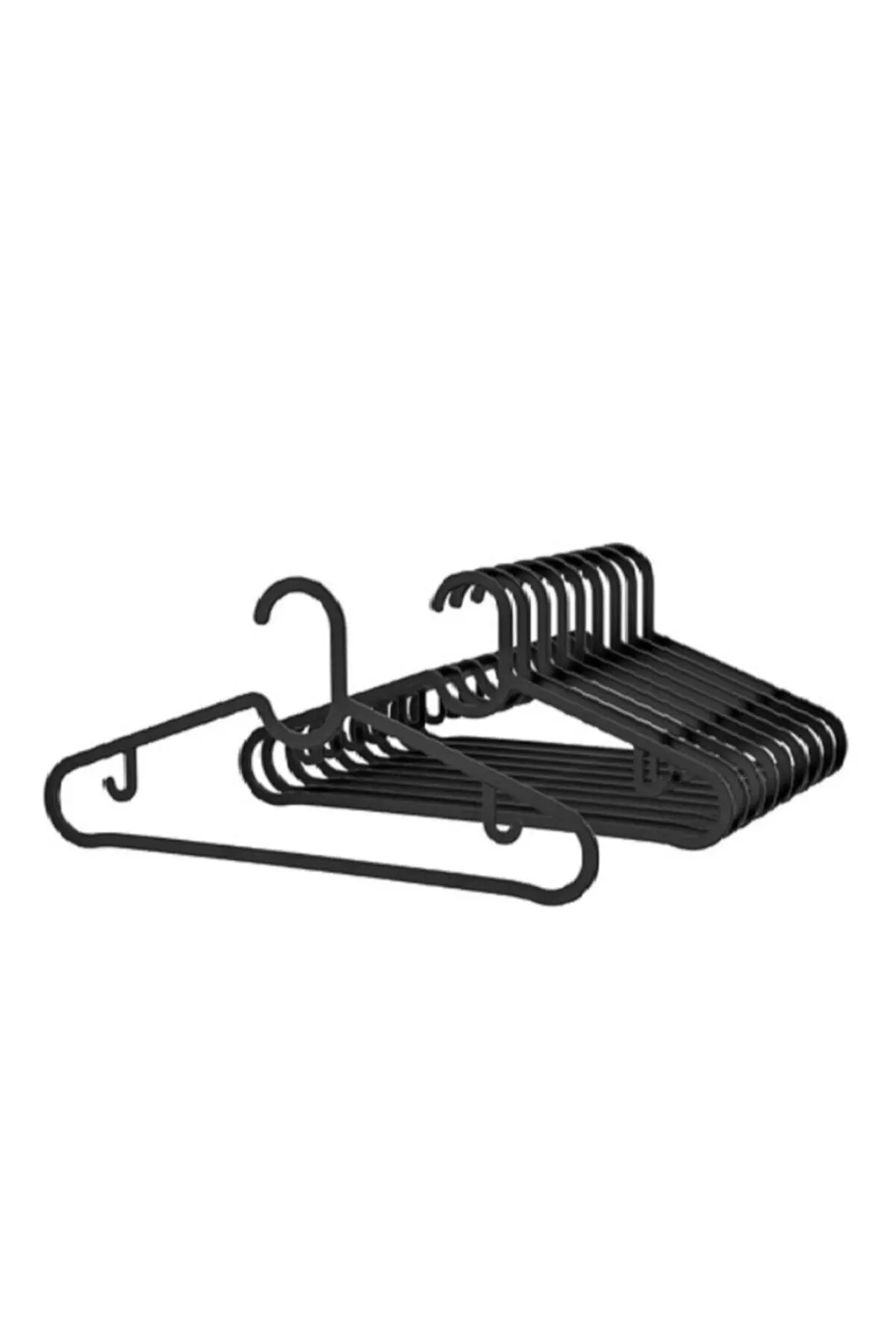 Black Clothes Hanger 10 Pieces Space Saving Storage Closet Wardrobe Organizer Clothes Racks Rotary Organizer