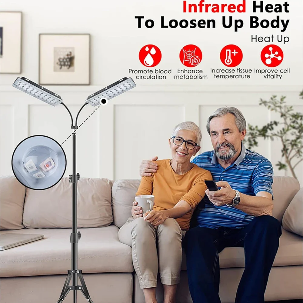 Thérapie à la lumière rouge Led, thérapie à la lumière infrarouge pour le visage, soulagement complet de la douleur du corps, physiothérapie, soins de la peau, beauté et santé, 660nm, 850nm