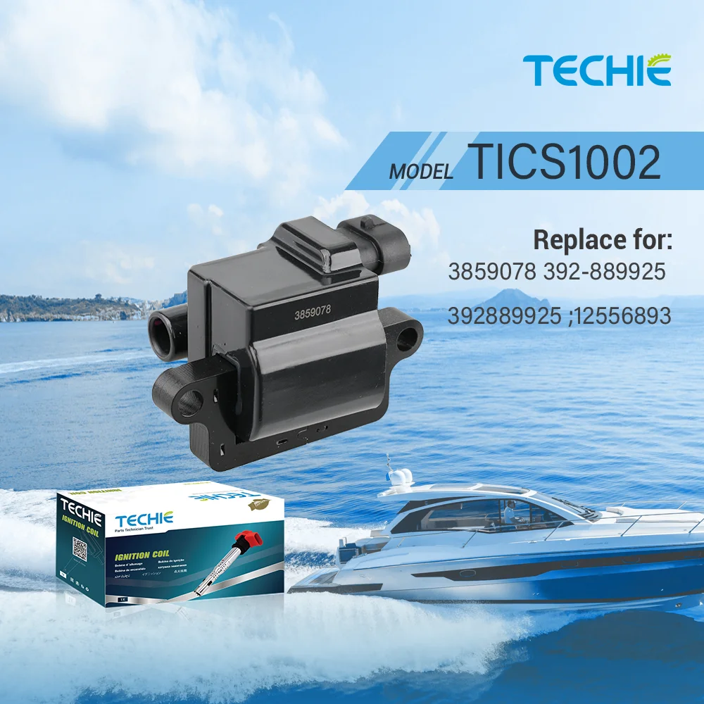 1PC Outboard Ignition Coil Replace for 3859078 392-889925 392889925 Fit for VOLVO PENTA 8.1Gi 8.1GiE Marine  Engines
