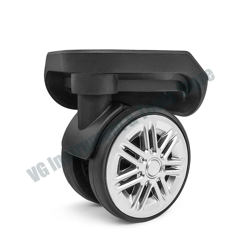 Replacement wheels for Baixiang luggage NL033 silent universal caster, trolley suitcase roller for travel case repair