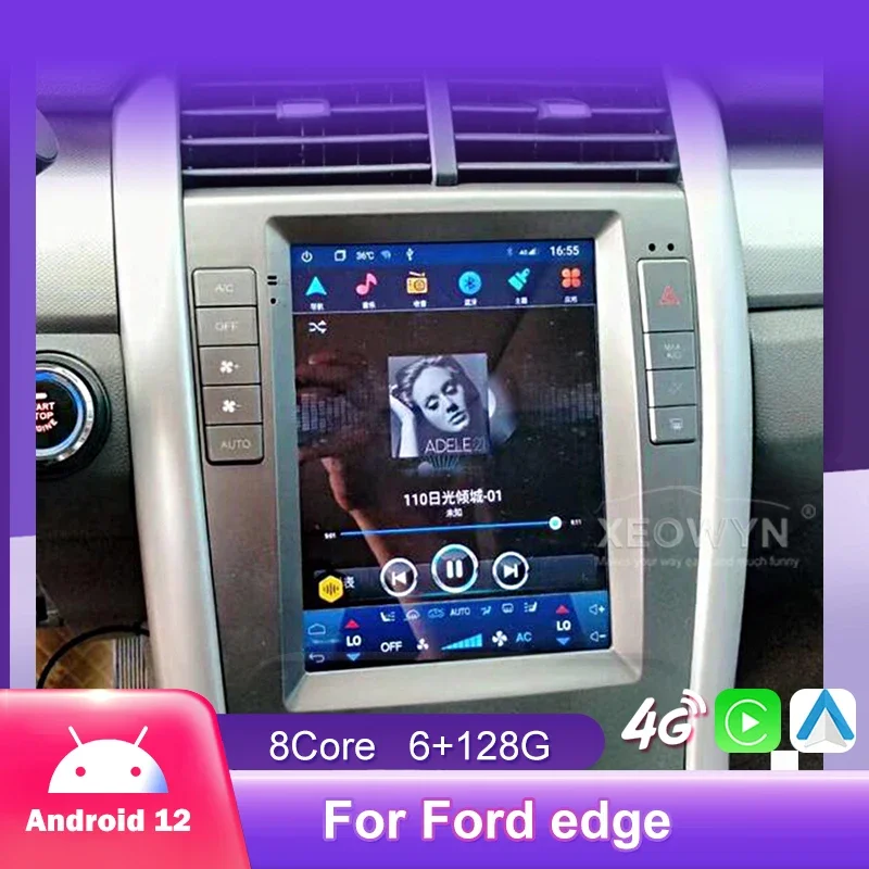 

Android 13 9.7 inch Vertical screen car navigation multimedia for FORD EDGE 2009 2010 2011 2012 2013 2014 carplay auto headunit