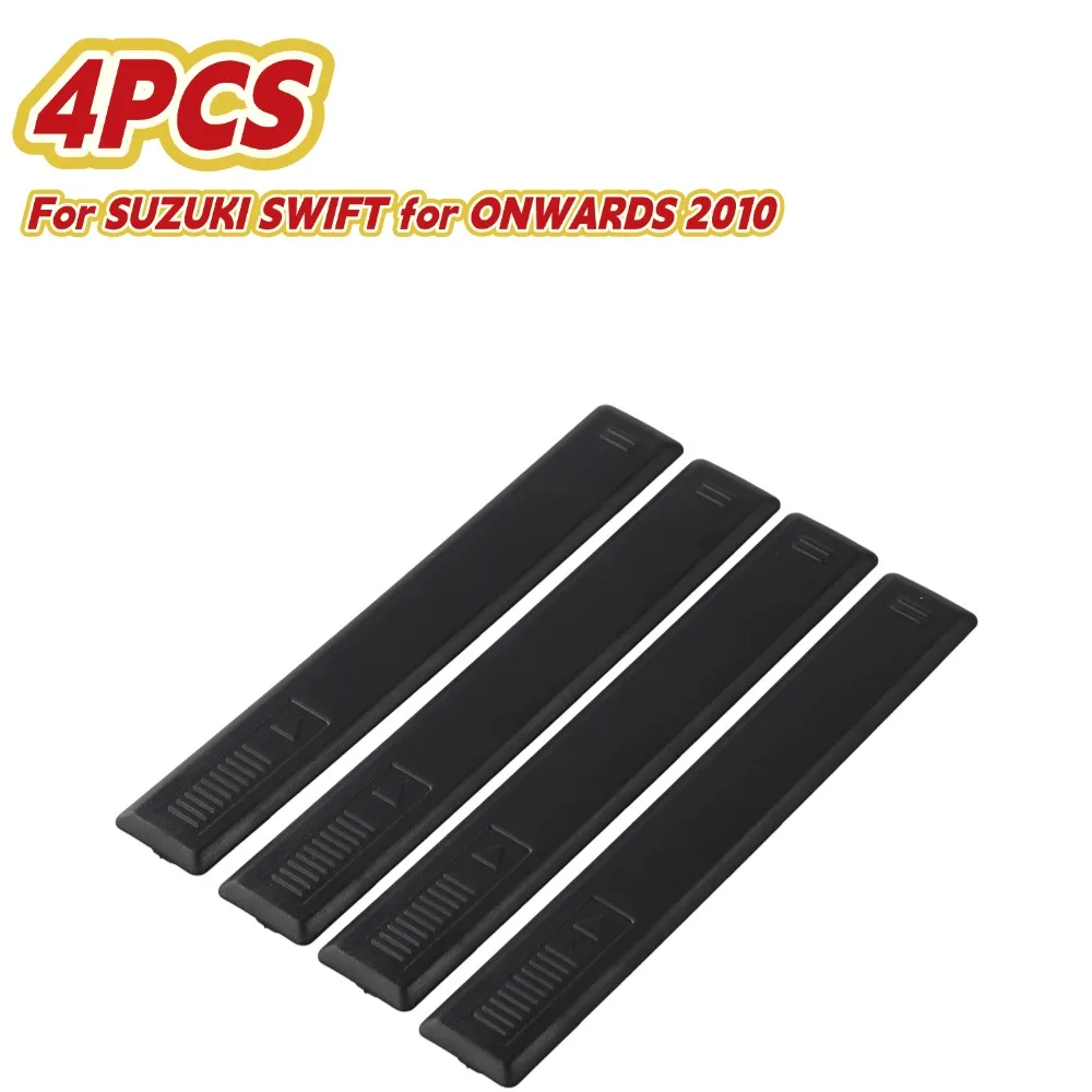 

4Pcs Plastic Car Exterior Parts Replacement Roof Racks Roof Rail Rack Moulding Clip Cover For SUZUKI SWIFT Roof Trim Moulding