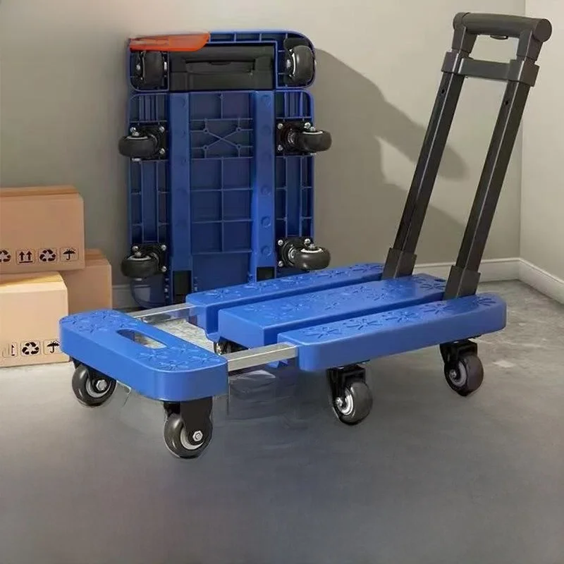 chariot-de-courses-pliable-portable-a-traction-manuelle-vehicule-de-livraison-compact-poignee-retractable-en-fer-plastique-et-acier-inoxydable