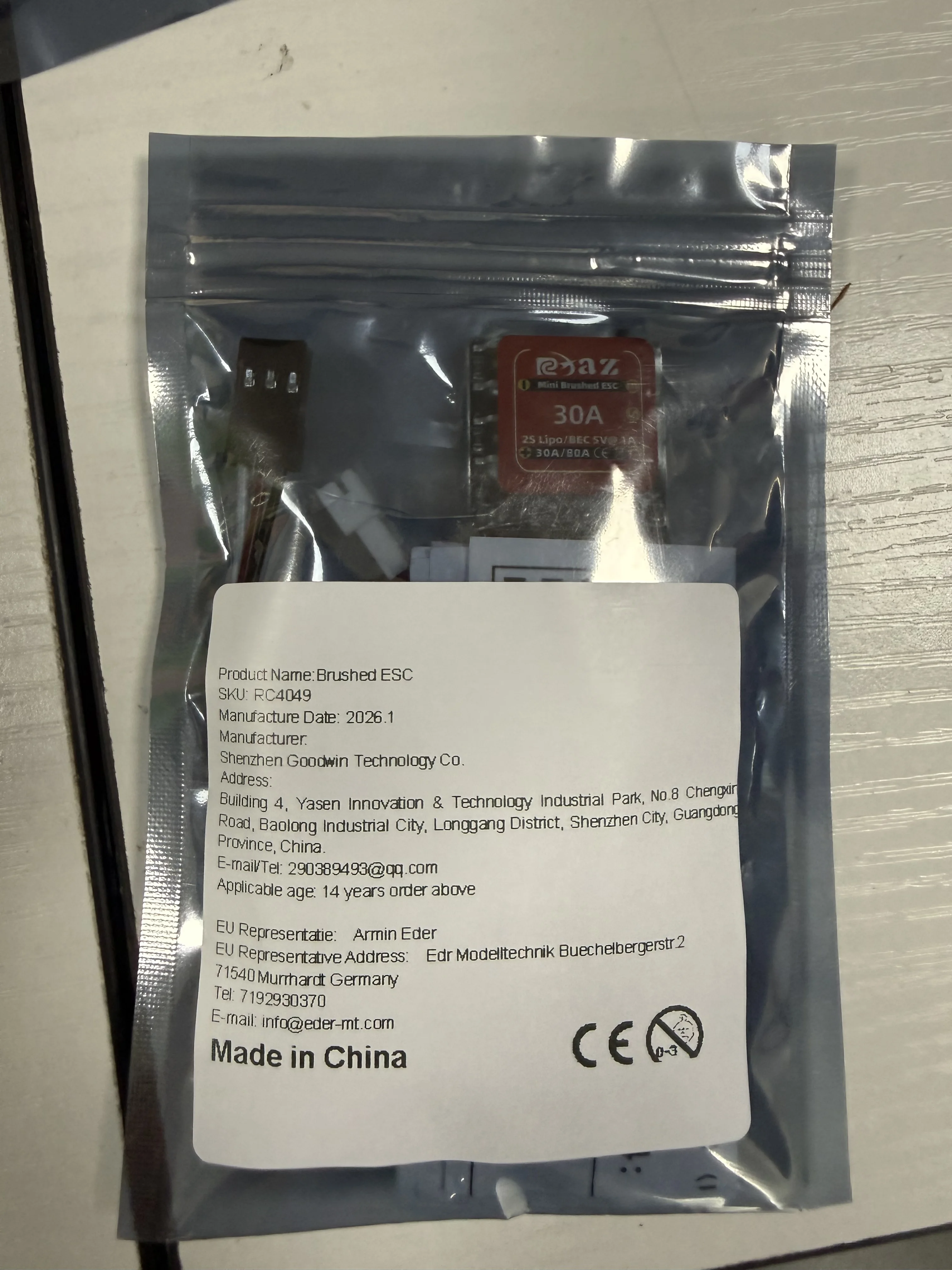 

ROCKET-RC GECKO MINI24 ESC 1212 Motor Brushless Sensorless Combo Waterproof 6.0V/7.4V/8.4V BEC For 1/16 1/18 1/24 RC Car