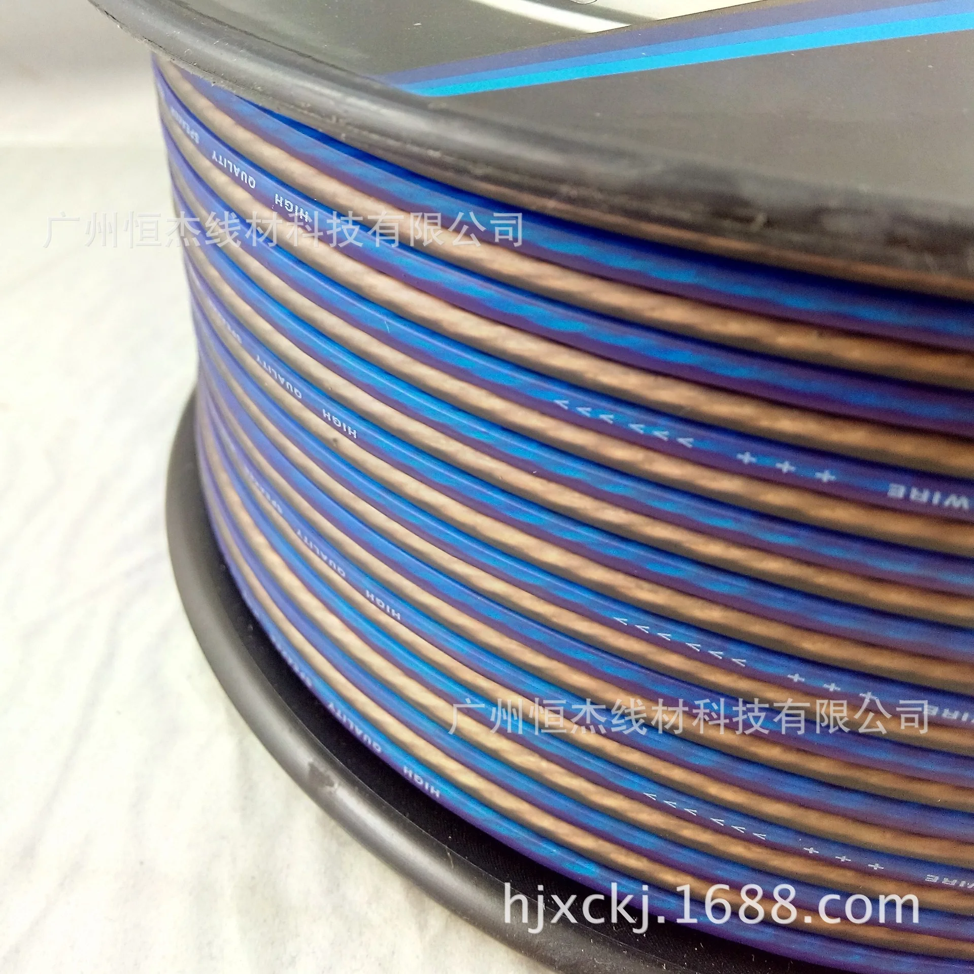 كابل مكبر صوت من النحاس النقي غير اللامع، كابل صوت، كابل مكبر صوت، كابل توصيل صوتي