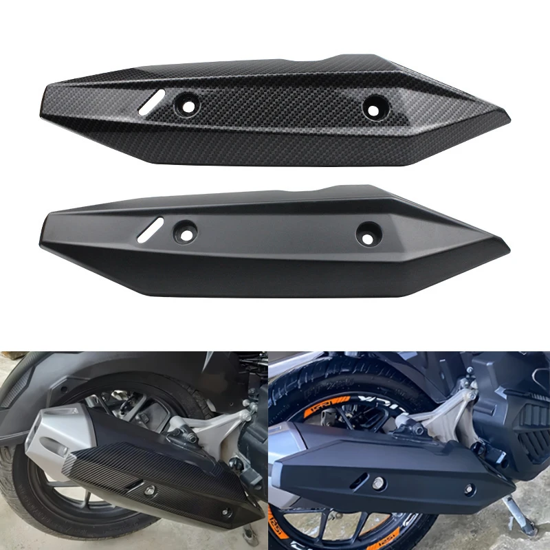 Motorcycle Exhaust Pipe Cover Cowl For HONDA CLICK 125i / 150i CLICK GAME CHANGER V2 Motorbike Protector Heat Shield Guard