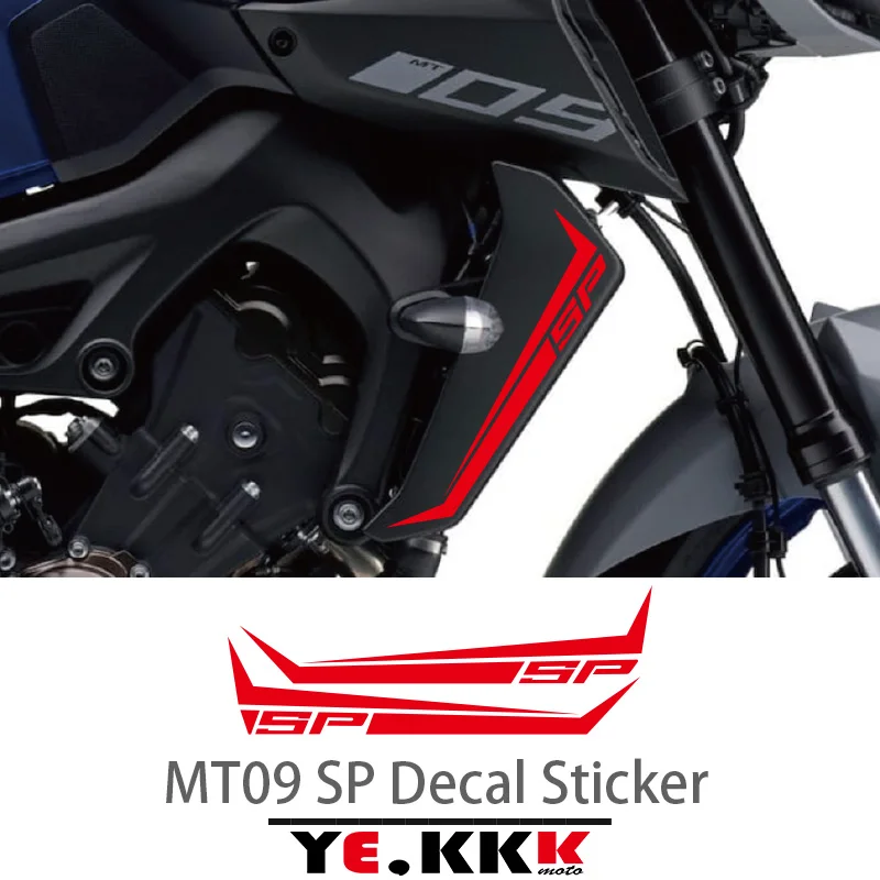 

For YAMAHA MT09SP MT-09 SP Fairing Sticker Decals Hollow Reflective Radiator Rad Guard Decal Sticker Multiple Colours Available