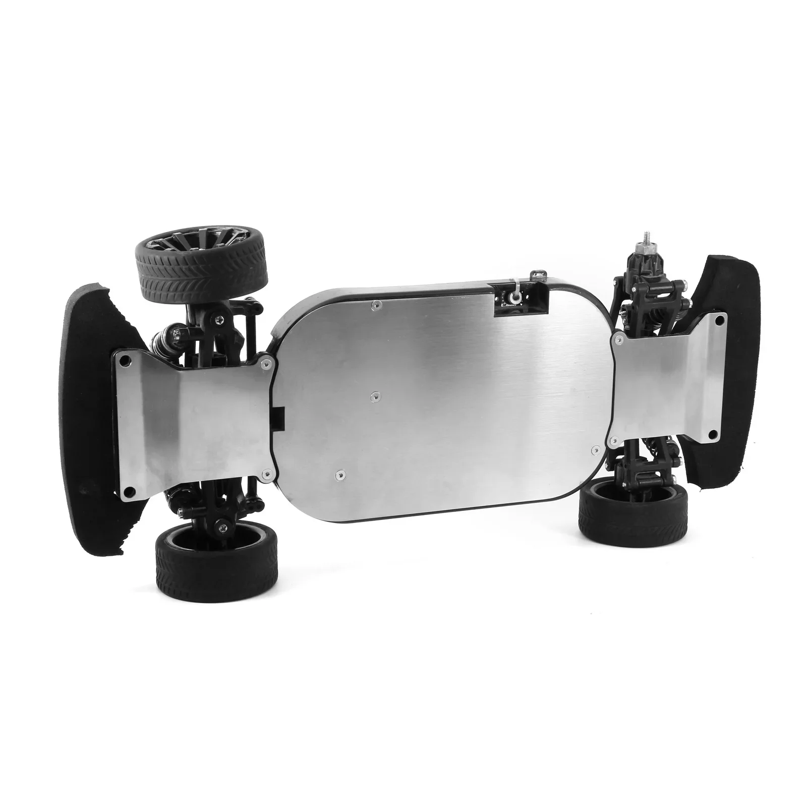 الفولاذ المقاوم للصدأ الهيكل درع علبة التروس حامي لوحة التزلج ل Tamiya TT01 TT-01 1/10 RC ترقيات السيارات أجزاء الملحقات