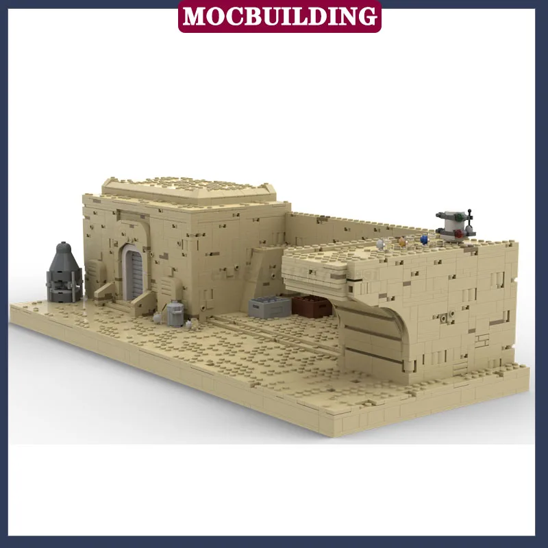 Space Movie Eeisley Moc SWII Revised Model Building Block Assembly Tatooine House Collection Series Toy Gift