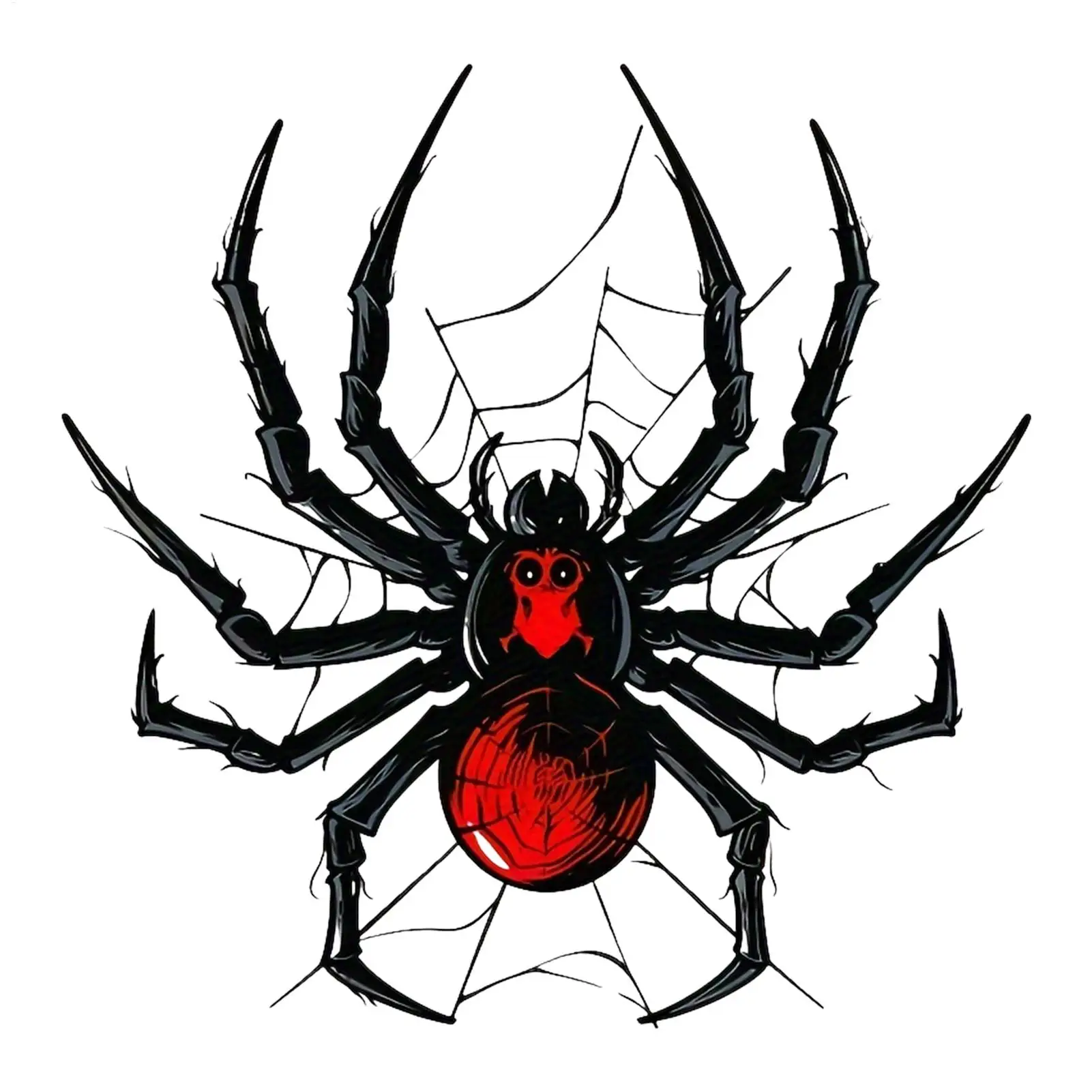 Animal Decals For Cars Sun Proof Fashionable Scary Car modification body sticker cartoon durable scratch resistant
