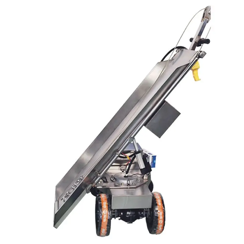 

Trailer farm electric pull dead pig stainless steel intelligent remote control