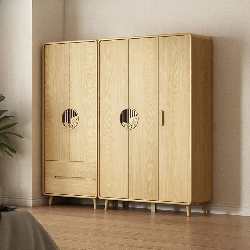 

KLog wind combination large wardrobe master bedroom Nordic log wind large wardrobe living room stand cabinet locker storage