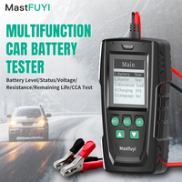 MASTFUYI 12V/24V Car Battery Tester Automotive Diagnostic Analyzer Tool Vehicle Battery Load Tester Alternator Checker Engine