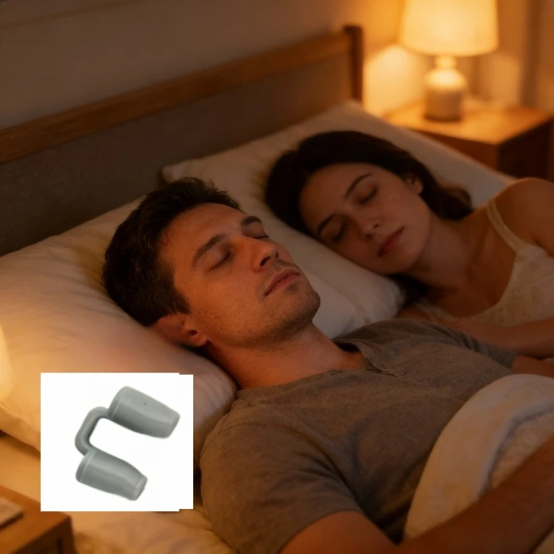 

Anti-snoring nose clip - unisex portable anti-snoring artifact (no dependence) mouth tape for sleep mouth sleep tape