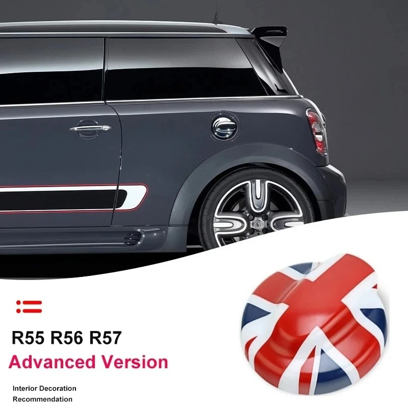 Car Fuel Tank Cover Modified Decorative Shell Sticker Decor For Mini Cooper S One JCW Hatchback Clubman R55 R56 R57 Accessories