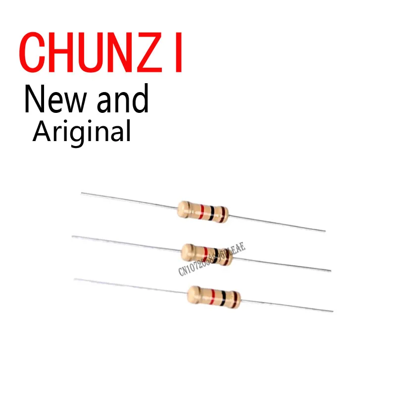 100pcs 2R 10R 22R 47R 100R 330R 1K 4.7K 10K 22K 47K 100K 330K 470K 1 2 10 22 47 100 330 Ohm 1W Carbon Film Resistors 5% 1R~1M