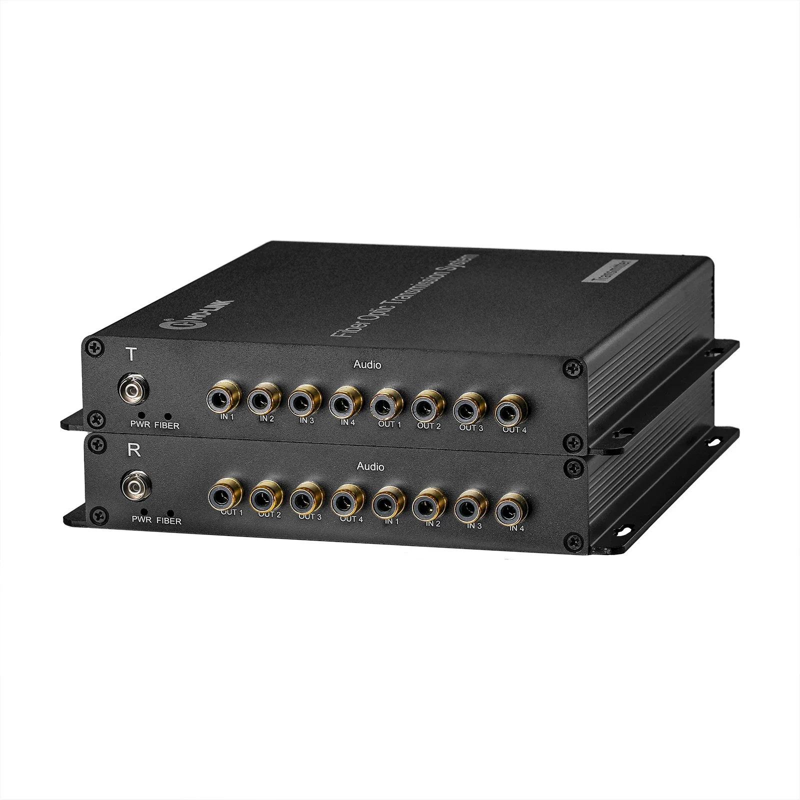 

In stock 4 Ch RCA Audio over Fiber Extender 20 Km 2 Km Fiber, RCA Audio to Fiber Optic Converter