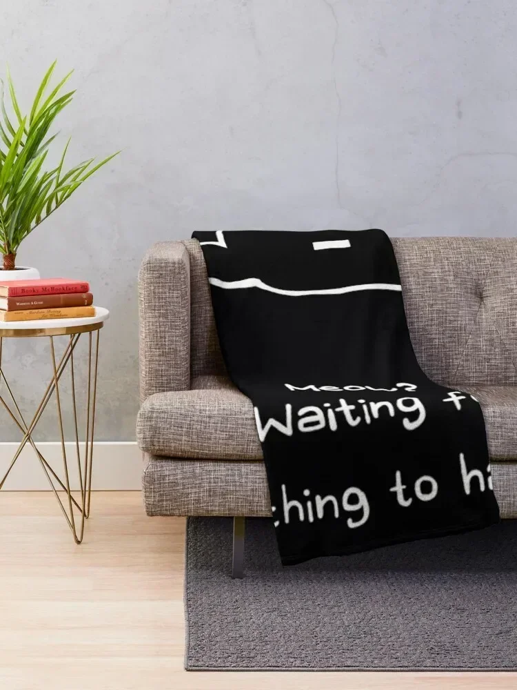 Omori - Waiting for something to happen Throw Blanket For Decorative Sofa Decorative Throw Warm Blankets