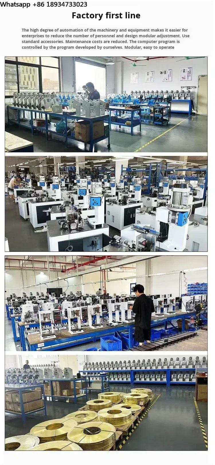 XinFeiXiang XFX-400 Heavy-Duty Fully Automatic Electronic Wire Delivery Machine & Rack with Plastic Disc for Winding