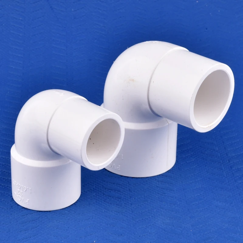 1Pc 20 ~ 63mm PVC złączki do rur wodnych 45/90 stopni złącze kolankowe do nawadniania ogrodu złącza rury wodnej akwarium akwarium narzędzie do