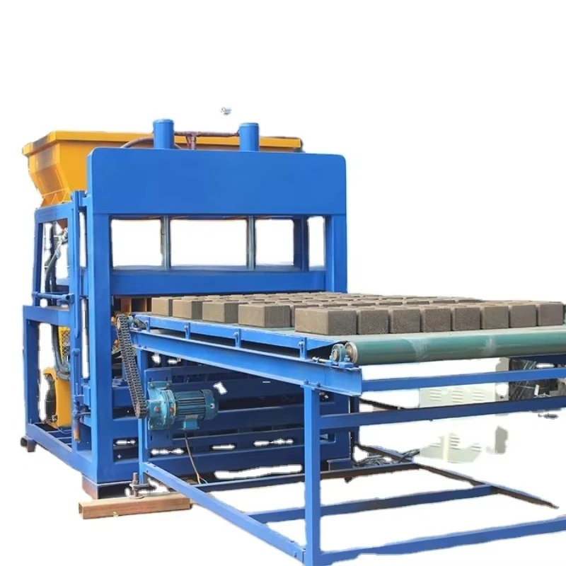 Professional YG8-10 Automatic Hydraulic Interlocking Brick Machine: 21MPa High Output Pallet-free Soil Block Making Equipment