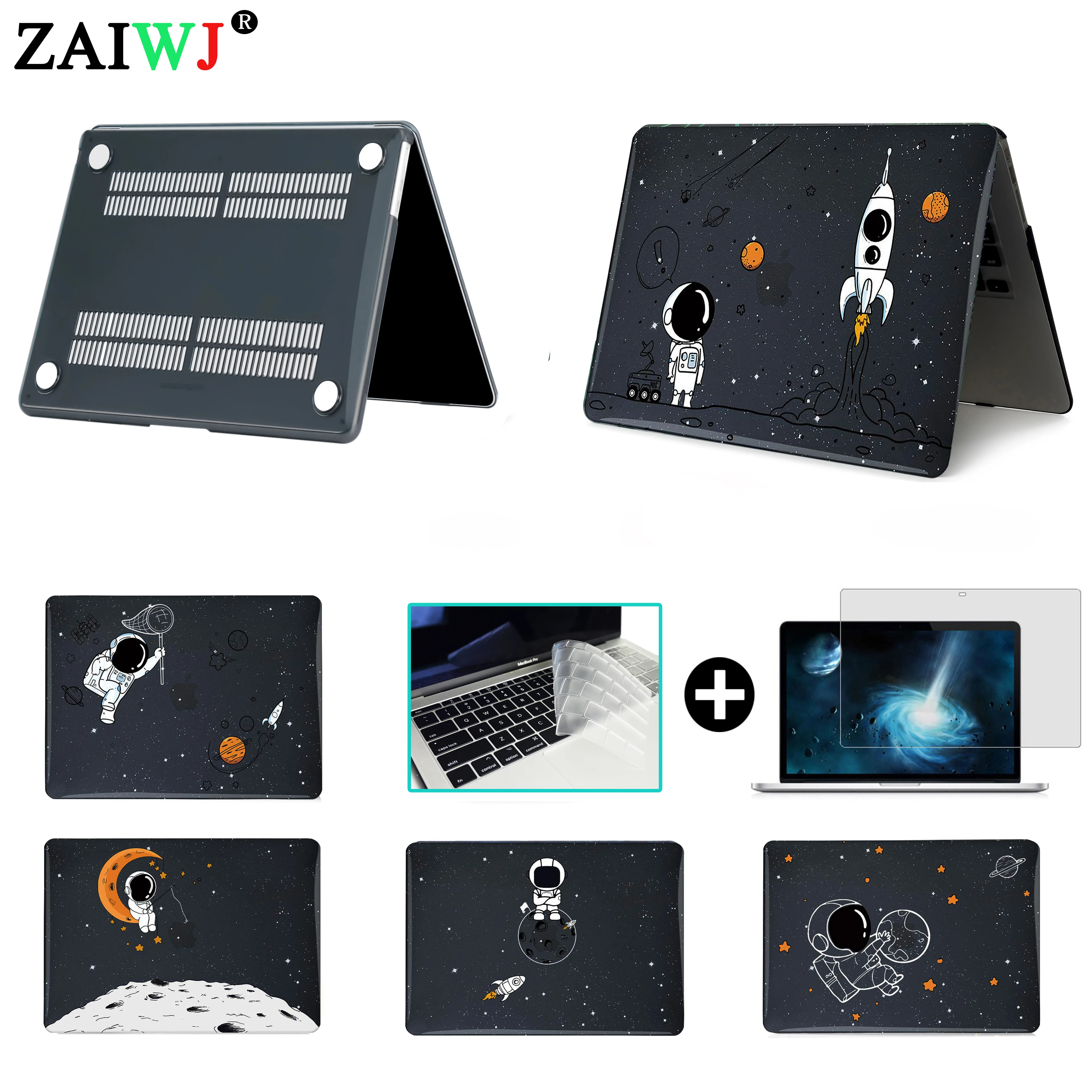 Astronaut 3D Laptop Case for MacBook Air13 15 M1 M2 A2681 A2941 A2179A2337 Cover For Mac Pro Air 11 13 14 15 16 inch Hard Shell