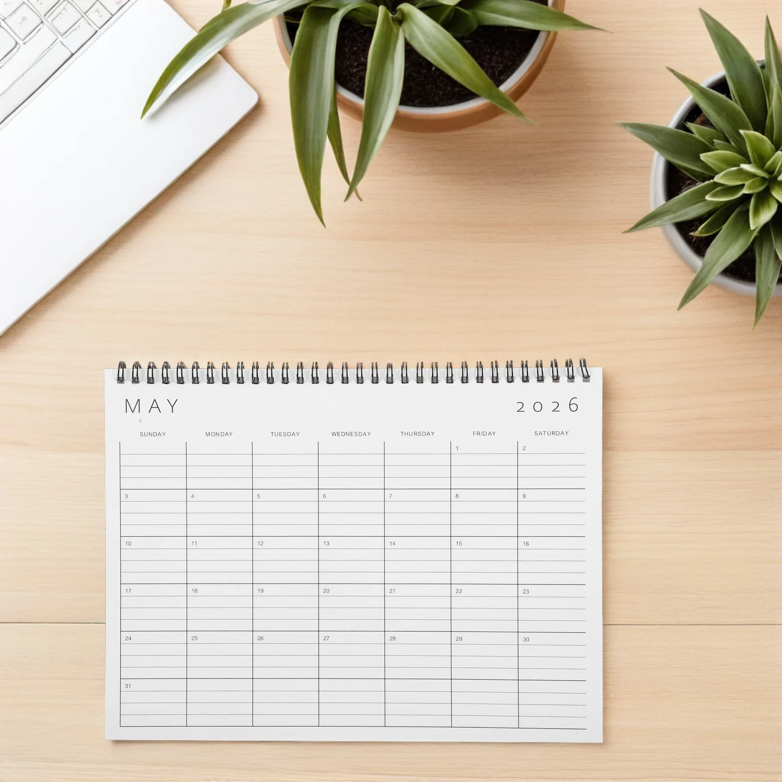 الحد الأدنى 2026 تقويم الحائط مخطط معلق شهري دوامة ملزمة تخطيط عمودي مساحة كتابة كبيرة مكتب المنزل طالب #6