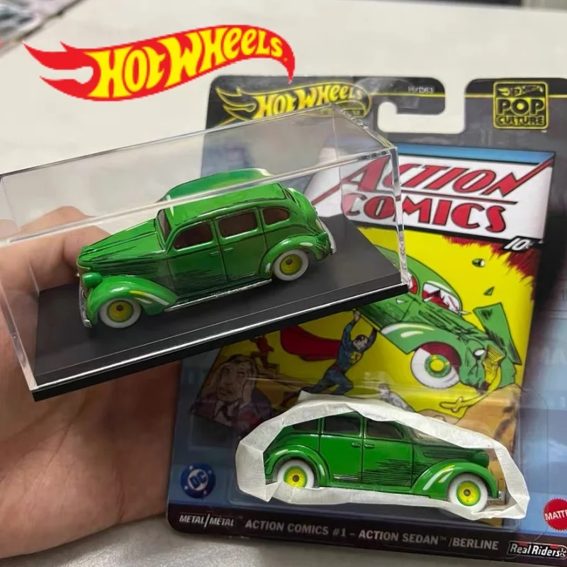 

Original Hot Wheels 2025 Pop Culture Hxd63-L Series Lamborghini Back To The Future Car Model Kids Toys Model Car Collection Gift