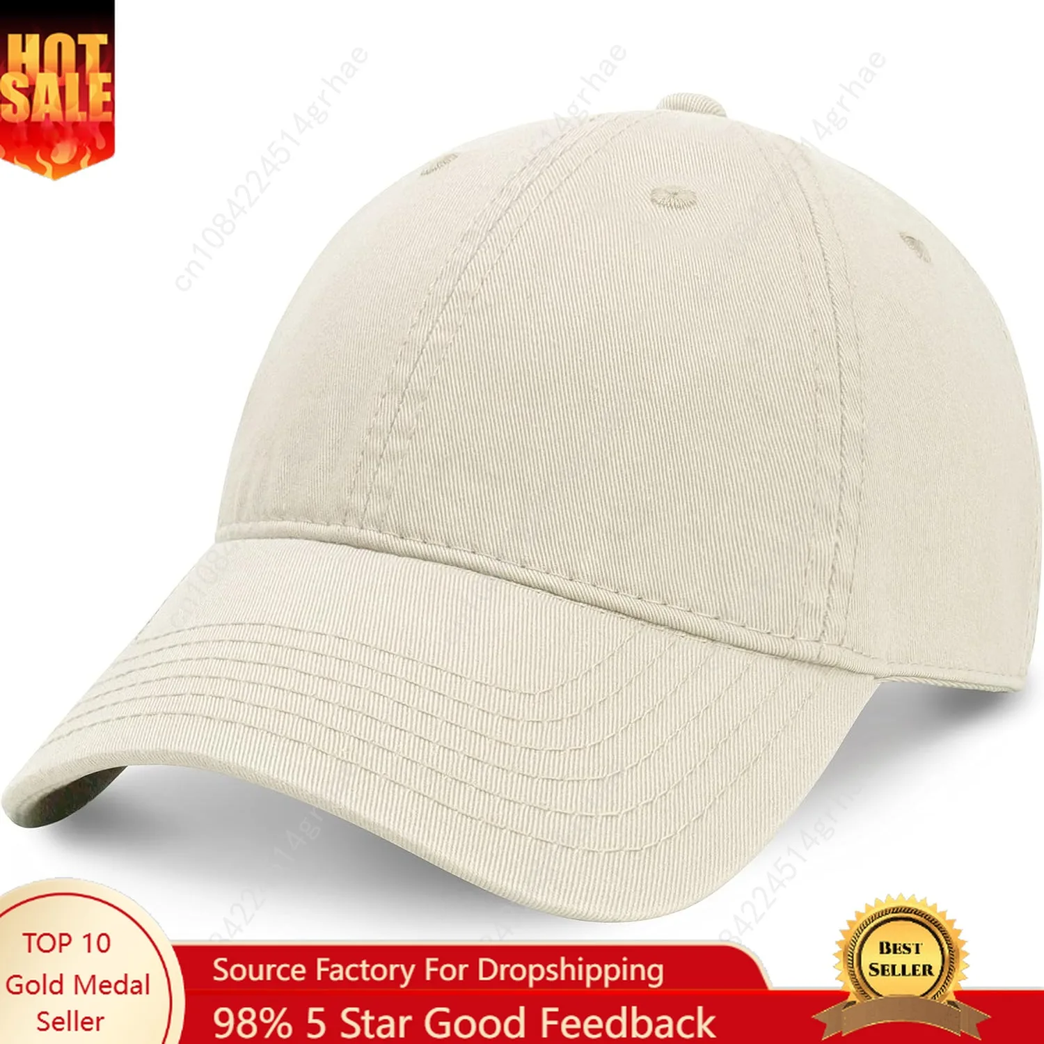 

CHOK.LIDS Everyday Premium Dad Hat Unisex Cotton Baseball Cap for Men and Women Adjustable Lightweight Polo Style Curved Brim