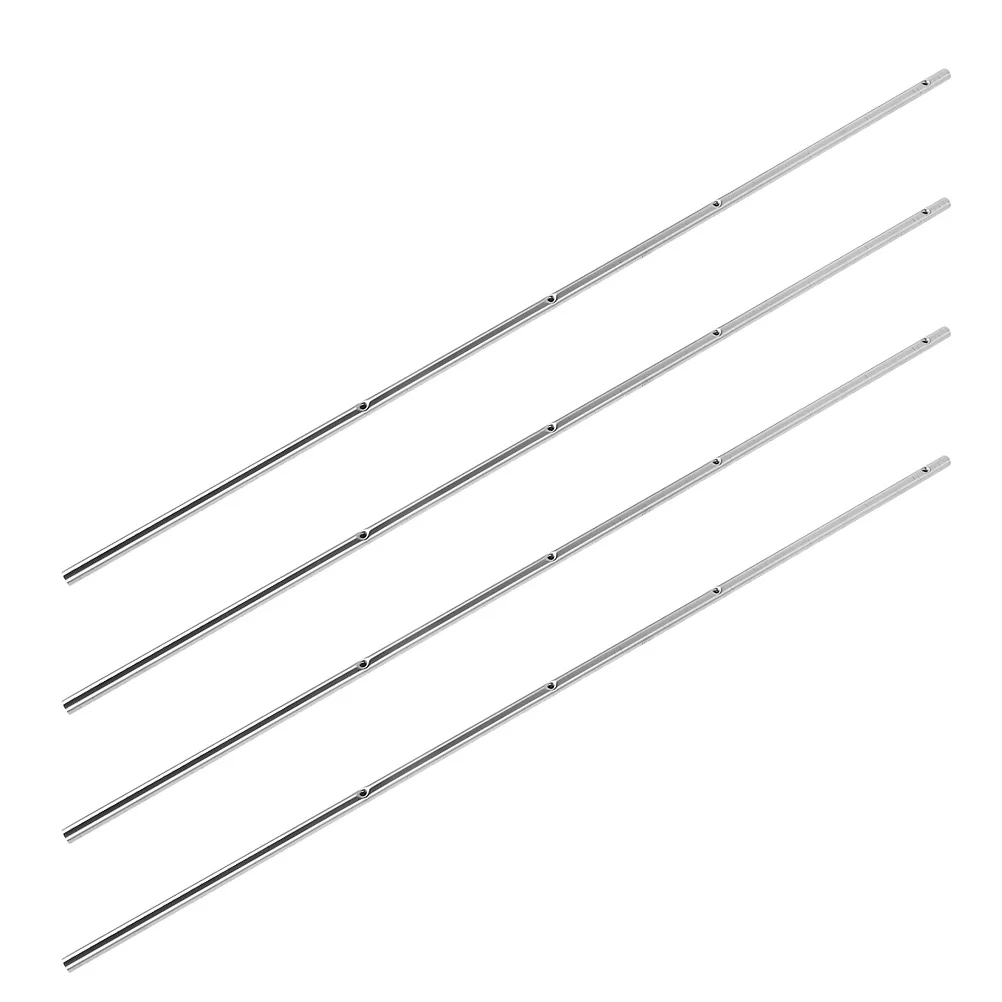 

4Pcs Football Machine Operation Poles Iron Material Easy Replace Compact Design for Table Soccer Rods Replacement Parts