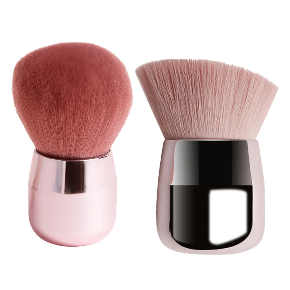 

2Pcs Professional Makeup Brushes Set Premium Fiber Ergonomic Design Natural Look Daily and Powder Blusher Brush
