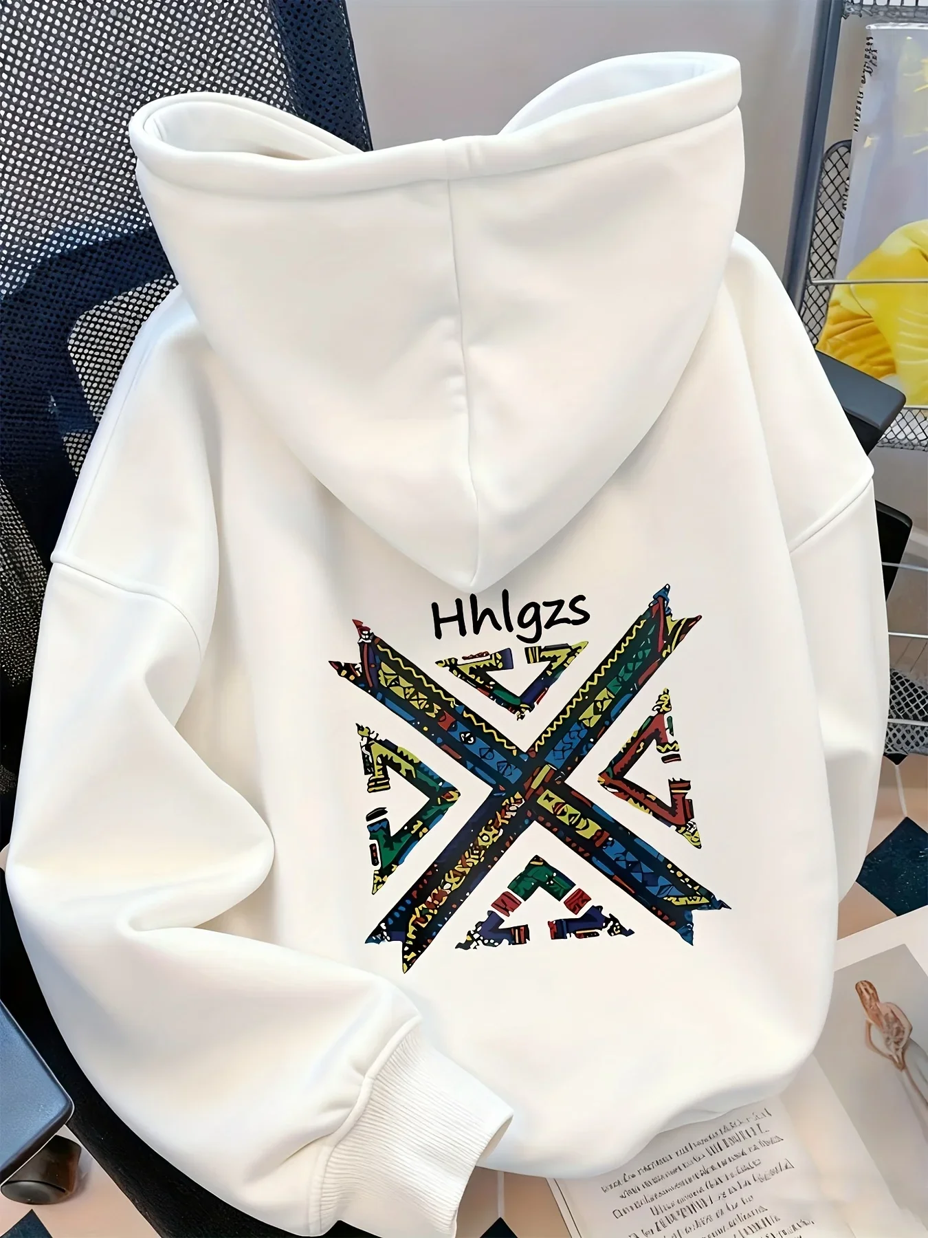 الرجال عادية مطبوعة نمط هوديي 2025 الخريف الشتاء جديد حار بيع الرجال النساء القطن الخالص عادية المألوف فضفاض هوديي #1