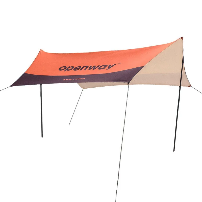 Vinyl canopy tent, camping equipment, full set of camping picnic, sun protection, heat insulation cloth, butterfly canopy