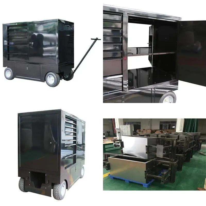 Durable Racing Pit Box Custom Size Aluminum Tool Box for Car Computer Storage Portable Garage Workshop Organizer